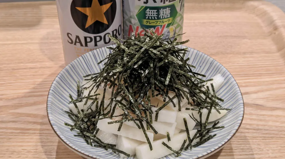醤油やポン酢をかける