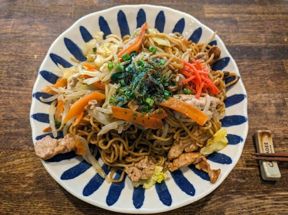 具だくさんスタミナ焼きそば 完成