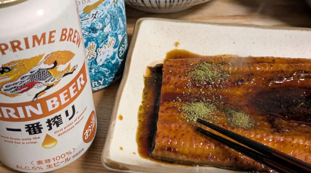 うなぎの蒲焼レンチンスペシャル 完成